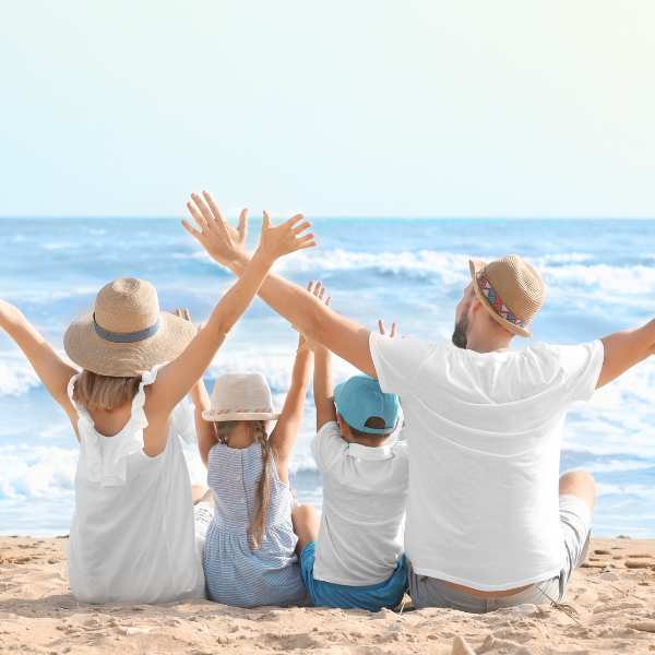 Family at the Beach