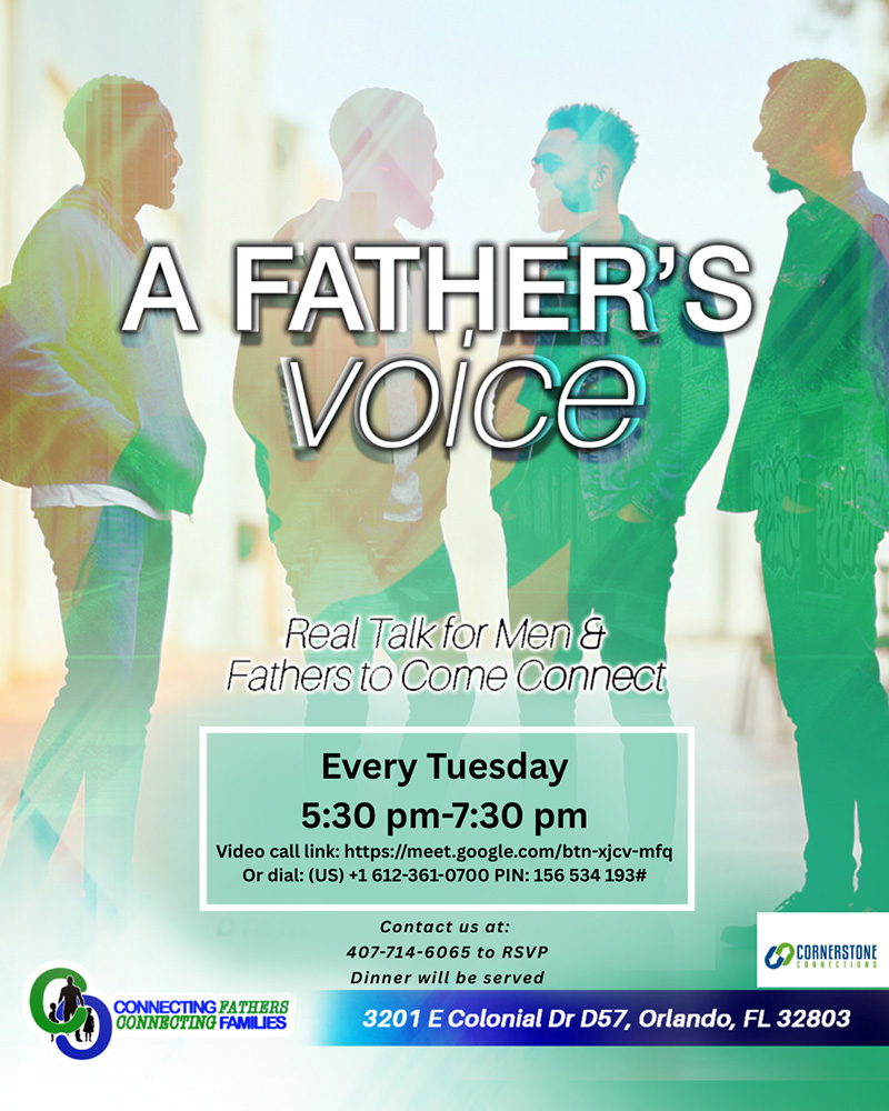 Fathers Voice Event Every Tuesday